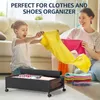 2er Pack Unterbettkommode Schwarz Unterbettbox Unterbett Produktbild-Vorschau 2
