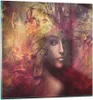 Bilder auf glas - frau gesicht - 60x60cm - Glasbilder - Produktbild-Vorschau 1