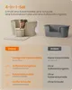 Feandrea extragroße Katzentoilette, für große Katzen, mit Produktbild-Vorschau 4