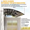 Vordach für Haustür/Fenster, wetterfest, Braun, Produktbild-Vorschau 5