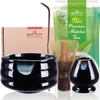 Matcha cajový ceremoniálny set "Kuro" s miskou, metlickou, Náhľad obrázku produktu 1