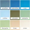 Farbauswahl für Bambus Viskose Jersey Meterware – Übersicht der Farben: graublau, taubenblau, cyan, eisblau, olivgrün, jadegrün, blassgrün, beige und creme. Produktbild-Vorschau