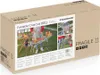 A cardboard box with a product image and text on it. Produktbild-Vorschau