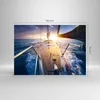 Bilder auf glas - Segelboot Meer - 100x70cm - Glasbilder - Produktbild-Vorschau 3