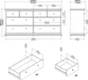 Kommode - Grau, 48,5x183,4x86,88h cm Produktbild-Vorschau 20