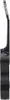 A side view of a black acoustic guitar. Voir les images du produit