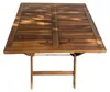 Tavolo quadrato 70x70 cm pieghevole in legno Impression Anteprima dell’immagine prodotto 4