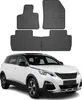 2017-2025 Peugeot 5008 podlahové rohože gumové čierne 4 ks Náhľad obrázku produktu 1