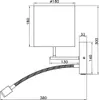 LED Wandleuchte mit Leselampe, Schalter, Kabel und Stecker, Produktbild-Vorschau 10