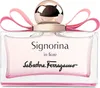 A bottle of Salvatore Ferragamo Signorina In Fiore Eau de Toilette. Voir les images du produit