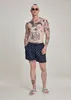 Pánské kraťasy Urban Classics Pattern?Swim Shorts Náhled obrázku produktu 5