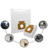 Collage showing vacuum cleaner bags and various cleaning scenarios. Produktbild-Vorschau
