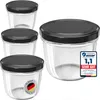 50x WELLGRO Einmachgläser 230ml – Schraubdeckel TO82 Produktbild-Vorschau 1
