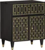 vidaXL Szafka nocna 50x33x60 cm z litego drewna mango Podgląd zdjęcia produktu 4