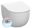 Kerasan FLO Hänge-WC, Rimless, 37x54cm, weiß Produktbild-Vorschau 1