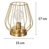 Drátová lampa LED se žárovkou 17 cm Náhled obrázku produktu 6