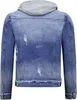 Blaue Jeansjacke Mit Kapuze RJ - L Produktbild-Vorschau 4