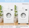 Comparison of a washing machine before and after using anti-vibration pads. Náhled obrázku produktu