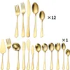 A collection of gold-colored cutlery arranged in two rows against a white background. Náhľad obrázku produktu