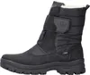 A side view of a black winter boot. Anteprima dell’immagine prodotto