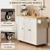 BEALIFE Carrello da cucina con ripiano estraibile, 3 Anteprima dell’immagine prodotto 3