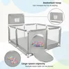 Parc pour bébé 126*126cm Barrière de sécurité avec 50 Voir les images du produit 3