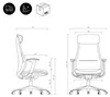 Bürostuhl Schreibtischstuhl Ergonomisch Drehstuhl Produktbild-Vorschau 12