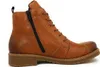 A side view of a brown leather boot. Produktbild-Vorschau