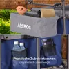 AREBOS Bollerwagen faltbar mit Dach blau| Luxus, XXL Produktbild-Vorschau 6