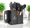 Set Mit 19 Messer- Und Küchenutensilien Im Ständer E-6069 Produktbild-Vorschau 7