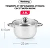 Hrnec Rosberg R51210O22, 3,6 l, 22 cm, skleněná poklice s Náhled obrázku produktu 3