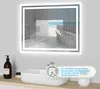 Badspiegel mit Beleuchtung LED 60x50 cm Beschlagfrei Produktbild-Vorschau 3