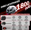 Kask rowerowy ROCKBROS Kask rowerowy ze światłem, kask Podgląd zdjęcia produktu 2