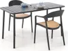 BOSCO rechteckiger Tisch aus Metall mit einem zentralen Produktbild-Vorschau 1