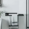 vidaXL Držák ručníků černý 40 x 9 x 4 cm nerezová ocel Náhled obrázku produktu 2