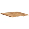 A wooden tabletop with a live edge, shown from a side-angle against a white background. Anteprima dell’immagine prodotto