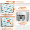 ECENCE Besenhalterung Wand selbstklebend - 4 Stück Produktbild-Vorschau 2