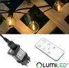 LUMILED LED rozprávkové svetlá záhradné girlandy Náhľad obrázku produktu 4
