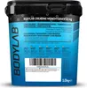 The back of a blue and black plastic tub of BODYLAB Creatine Monohydrate. Produktbild-Vorschau