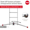 Hailo Leiter HobbyLOT, 3-teilige Alu-Kombileiter, 3 x 11 Produktbild-Vorschau 3