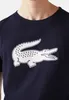 Lacoste Sport Herren T-Shirt Navy mit Krokodilaufdruck Weiß Produktbild-Vorschau 9