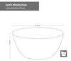 Earth 6er Set Bowl-Schale 450ml Müsli-Schüssel Produktbild-Vorschau 3
