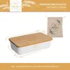 Brotkasten mit Deckel & Brotbeutel 37x20x12cm Brotbox Produktbild-Vorschau 2