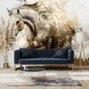 Muralo Vlies Fototapete PFERD Beton Abstraktion Glamour Produktbild-Vorschau 8