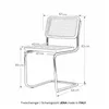 pemora 2-er Set Freischwinger Schwingstuhl - stapelbar Produktbild-Vorschau 4