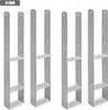 SWANEW 4 x Pfostenträger H-Anker Pfostenträger Pfostenanker Produktbild-Vorschau 8