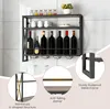 Stojak na wino do montażu na ścianie, stojak na butelki 3 Podgląd zdjęcia produktu 3