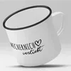 Huuraa Emaille Tasse Mechernich  Geschenk Kaffeebecher Produktbild-Vorschau 2