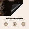 KitchenYeah© Herdabdeckplatte Katze - Blumen - Kunst , Produktbild-Vorschau 5