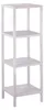 Relaxdays Scaffale da bagno in noce, 4 ripiani, aperto, Anteprima dell’immagine prodotto 8